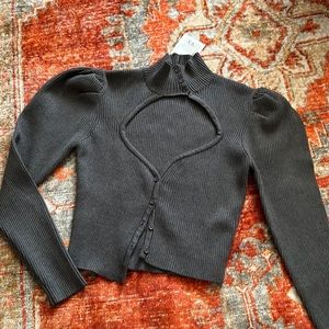 ZARA crop cardigan